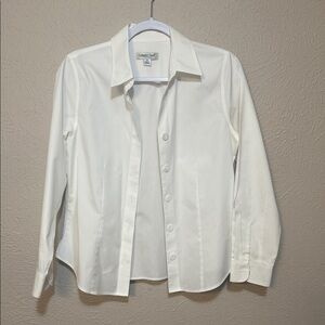 Croft & Barrow Cream Button Down Shirt